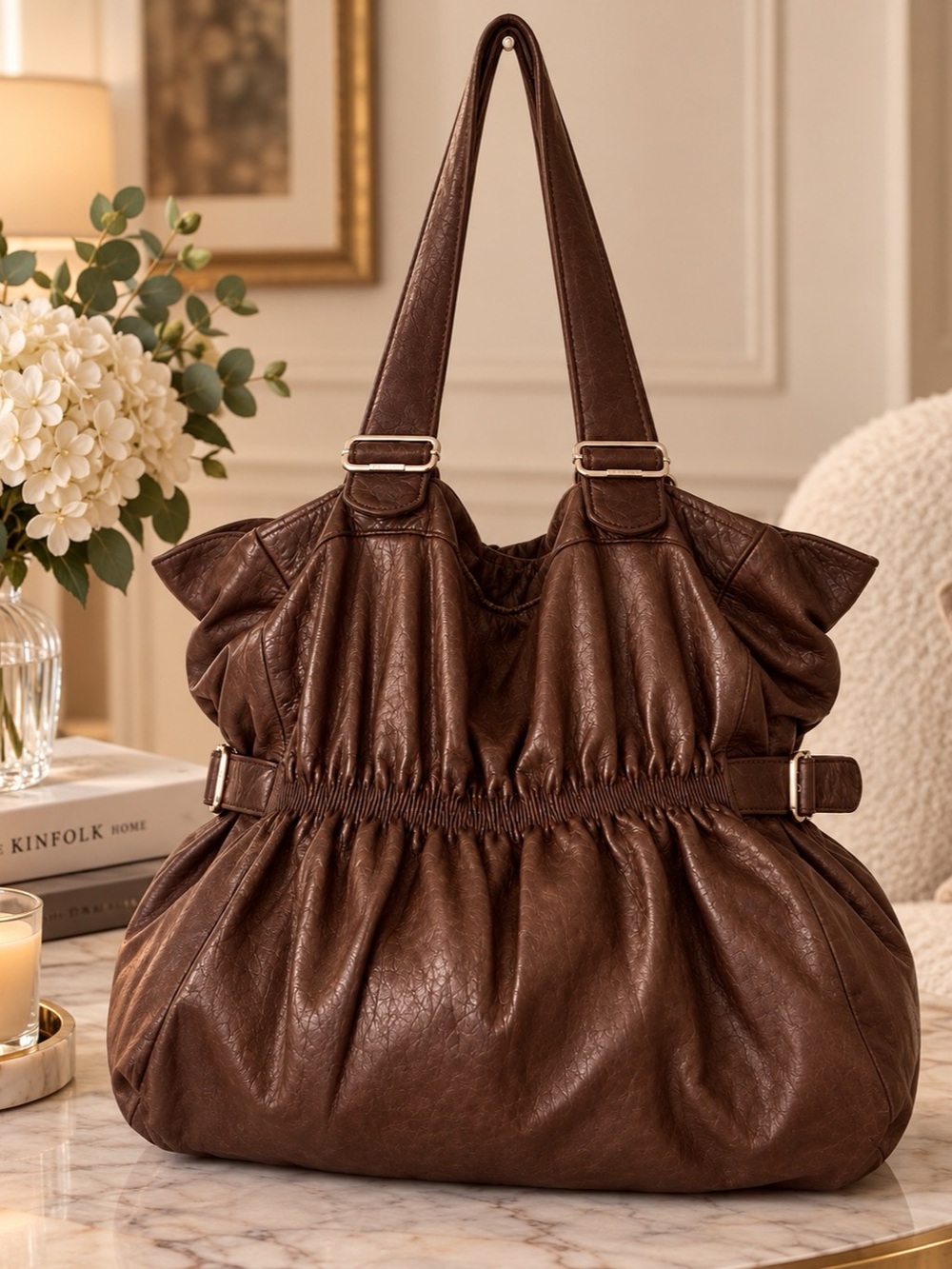 Relsac Genuine Leather Hobo Bag – Vintage Charm